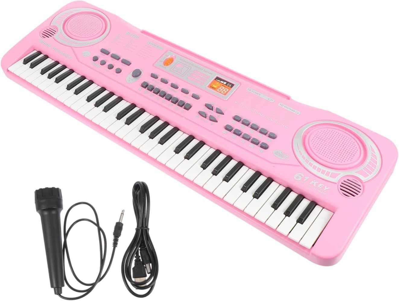 Amazon.co.jp: MLTUN MAKAN 子供用エレクトーン 電子ピアノ 61鍵盤